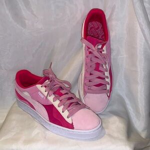 Puma Suede Camowave Pink Sneakers
